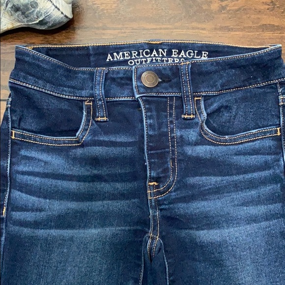 American Eagle stretch skinny ankle jeans 00 - Picture 2 of 6